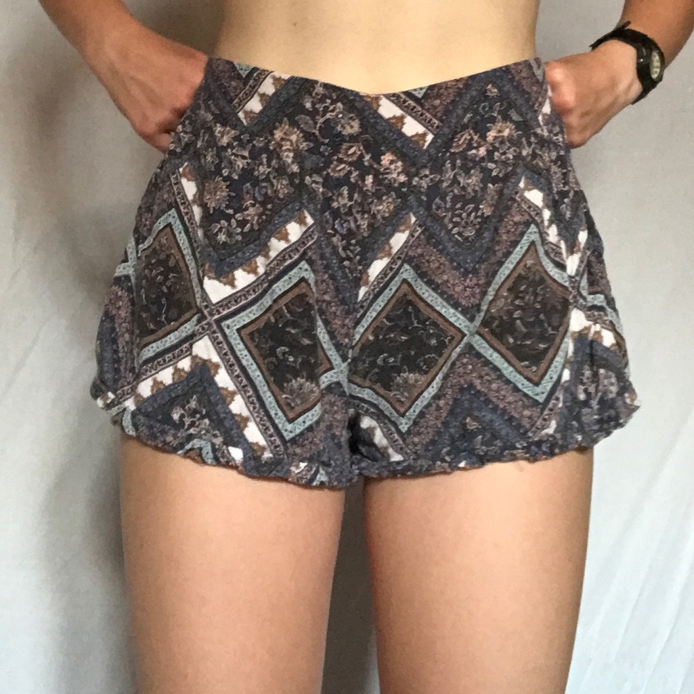 American Eagle Outfitters Boho Chic Flowy Shorts